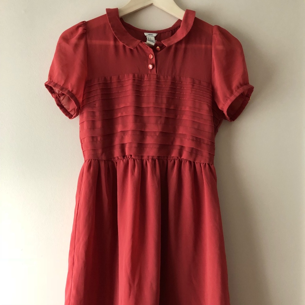 FINAL PRICE Baby doll style dress in salmon